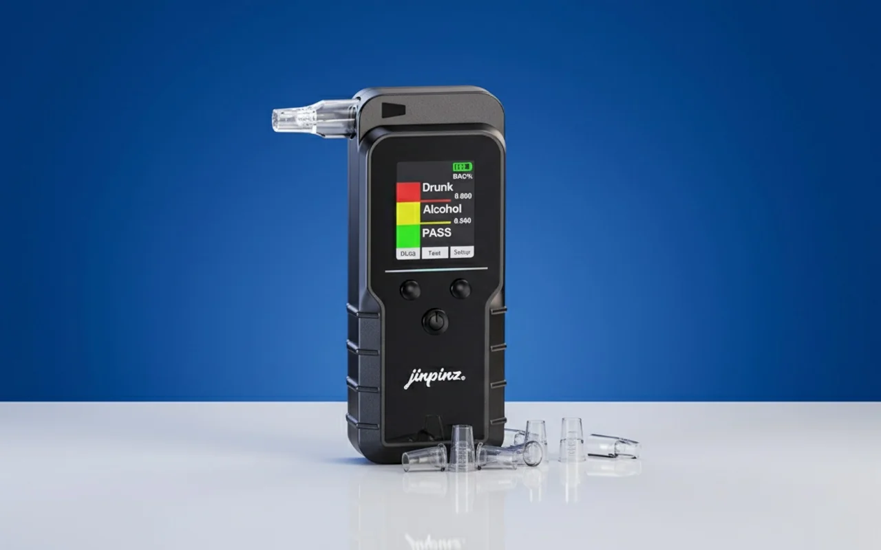 JINPINZ electrochemical breathalyser product hero image