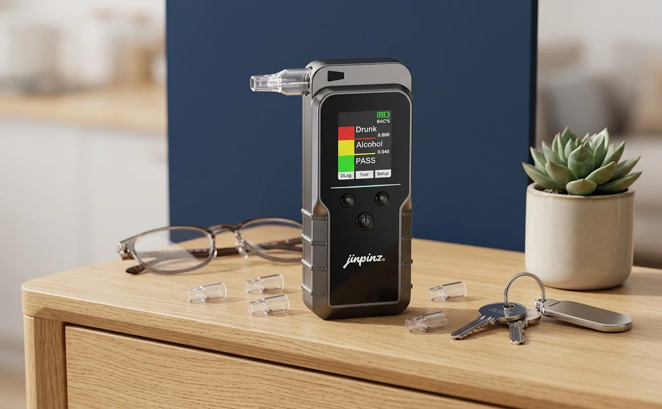 Breathalyser product comparison lifestyle scene