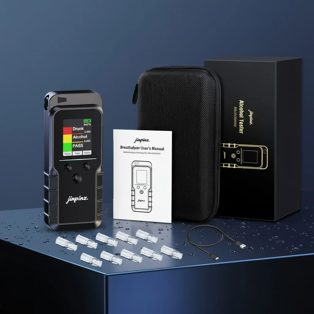 Accurate breathalyser device for reliable readings